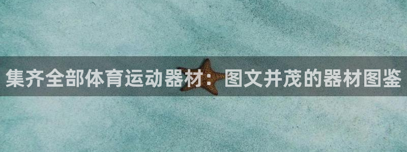 意昂4科技：集齐全部体育运动器材：图文并茂的器材图鉴