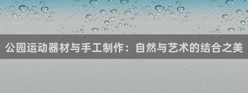 意昂体育4招商电话地址：公园运动器材与手工制作：自然